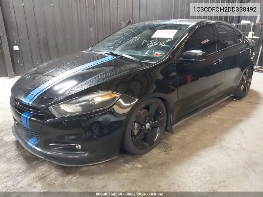 1C3CDFCH2DD338492 2013 Dodge Dart Limited