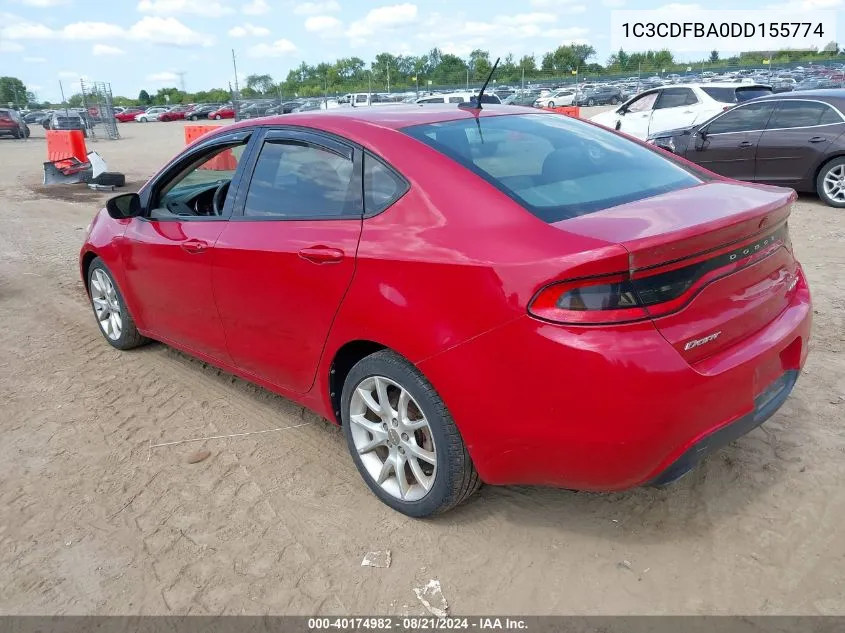 1C3CDFBA0DD155774 2013 Dodge Dart Rallye