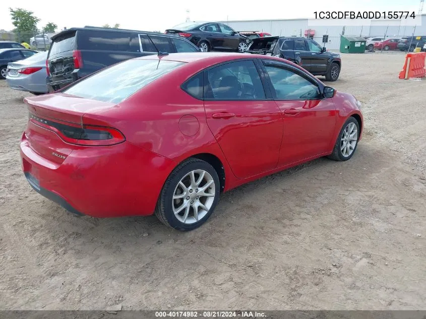 1C3CDFBA0DD155774 2013 Dodge Dart Rallye