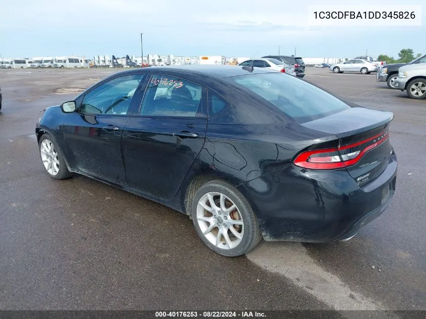 1C3CDFBA1DD345826 2013 Dodge Dart Sxt