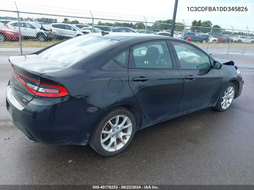 1C3CDFBA1DD345826 2013 Dodge Dart Sxt