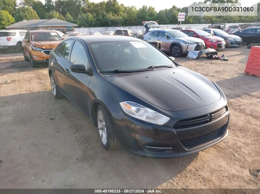 2013 Dodge Dart Sxt VIN: 1C3CDFBA9DD331060 Lot: 40195235