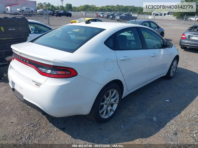 2013 Dodge Dart Rallye VIN: 1C3CDFBH4DD142779 Lot: 40210749