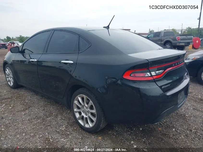 2013 Dodge Dart Limited/Gt VIN: 1C3CDFCHXDD307054 Lot: 40214624