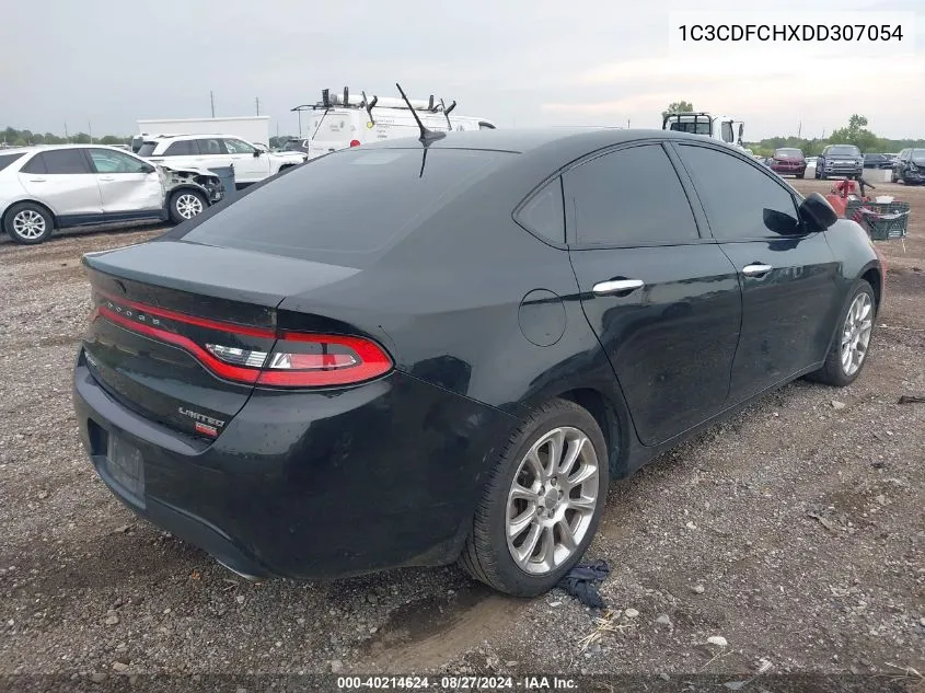 2013 Dodge Dart Limited/Gt VIN: 1C3CDFCHXDD307054 Lot: 40214624