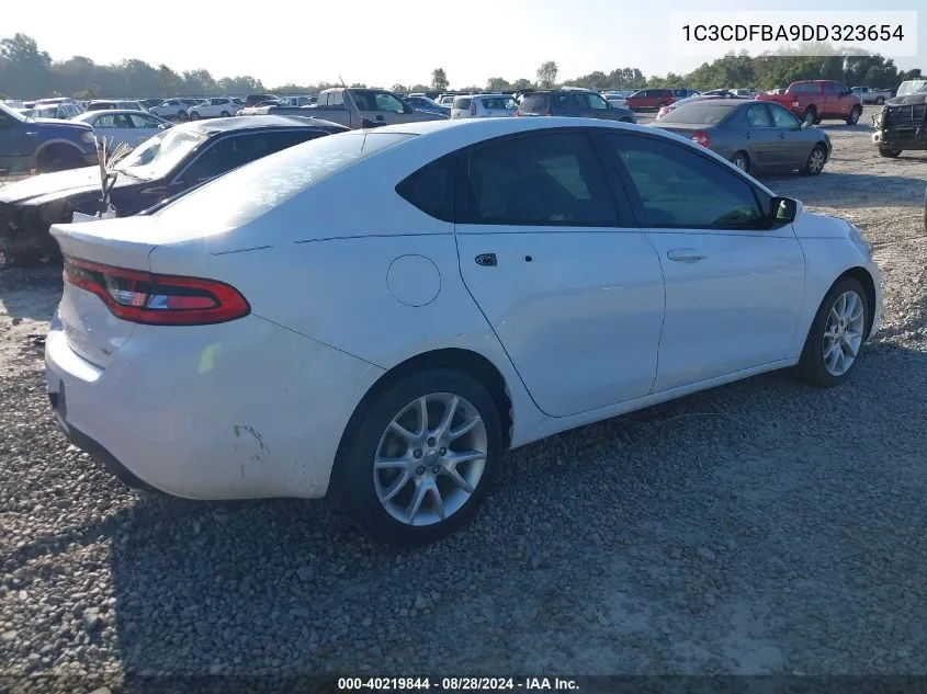 1C3CDFBA9DD323654 2013 Dodge Dart Sxt