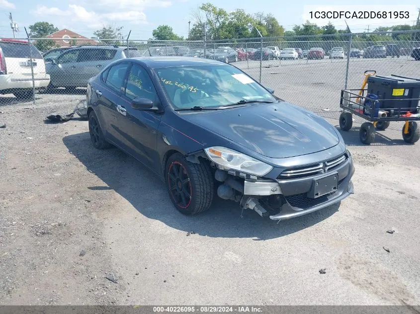 1C3CDFCA2DD681953 2013 Dodge Dart Limited