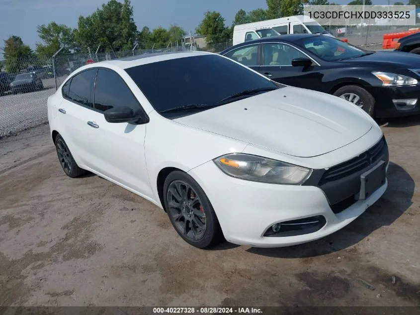 2013 Dodge Dart Limited VIN: 1C3CDFCHXDD333525 Lot: 40227328