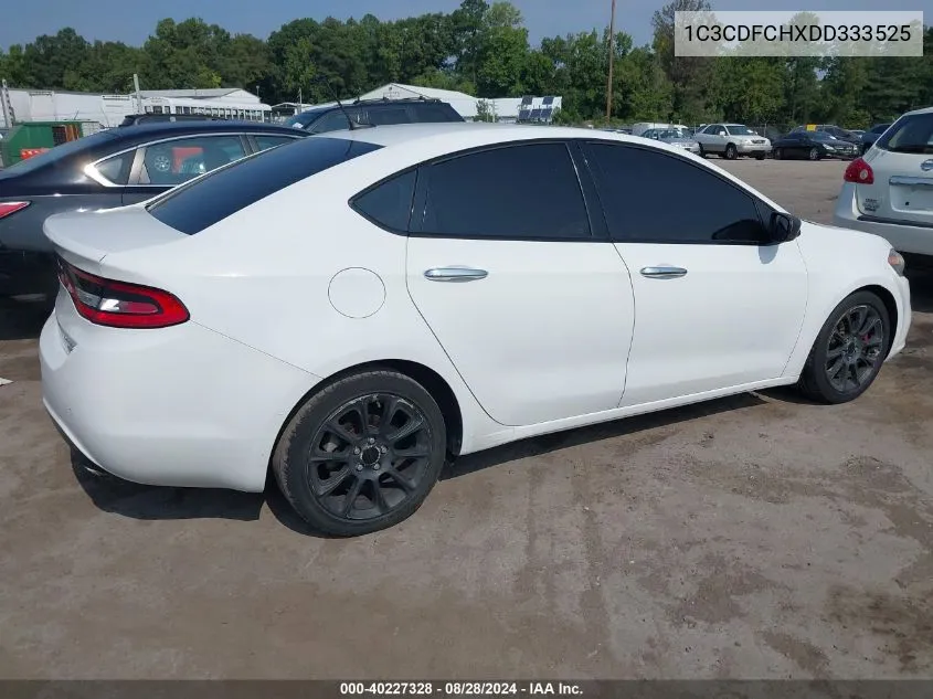 2013 Dodge Dart Limited VIN: 1C3CDFCHXDD333525 Lot: 40227328