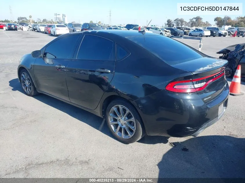 2013 Dodge Dart Limited VIN: 1C3CDFCH5DD147844 Lot: 40235213