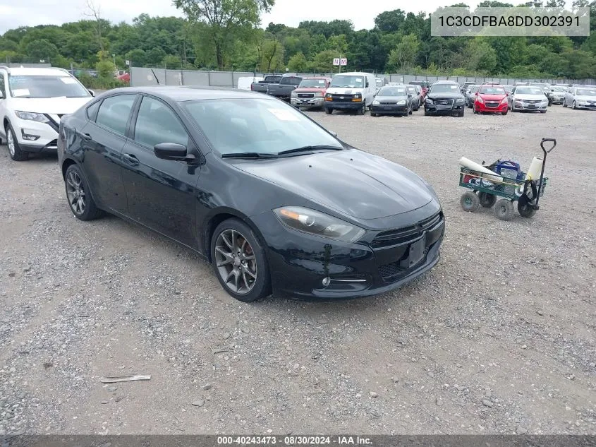 1C3CDFBA8DD302391 2013 Dodge Dart Sxt