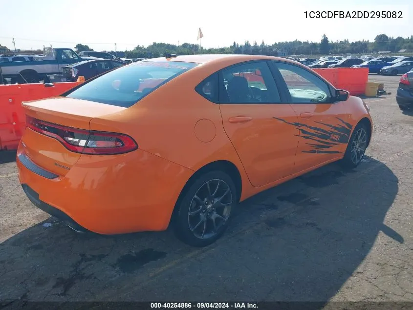 2013 Dodge Dart Sxt VIN: 1C3CDFBA2DD295082 Lot: 40254886