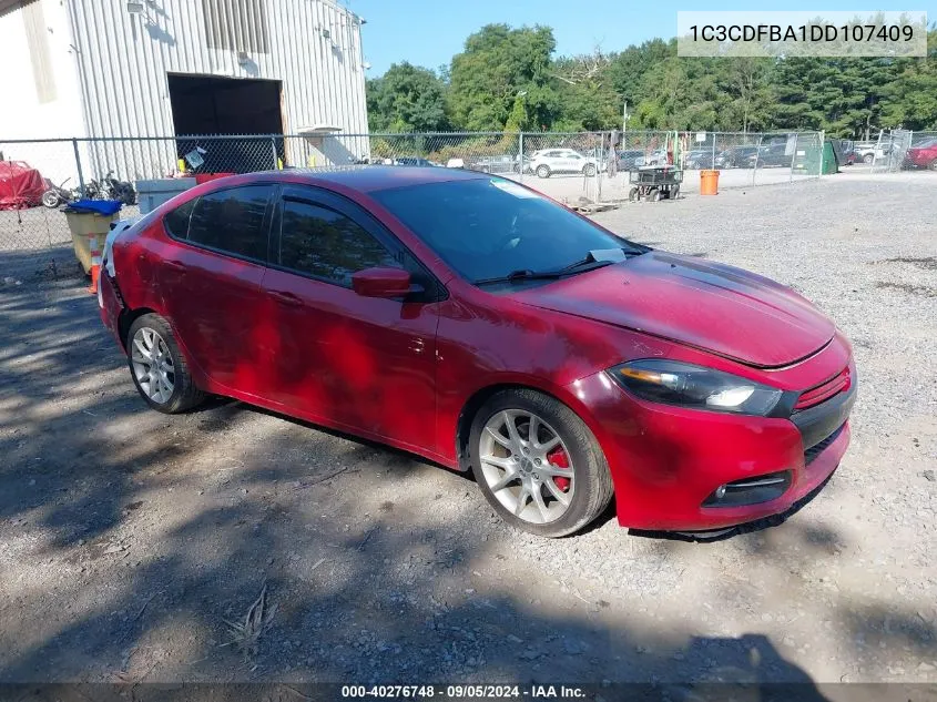 1C3CDFBA1DD107409 2013 Dodge Dart Rallye