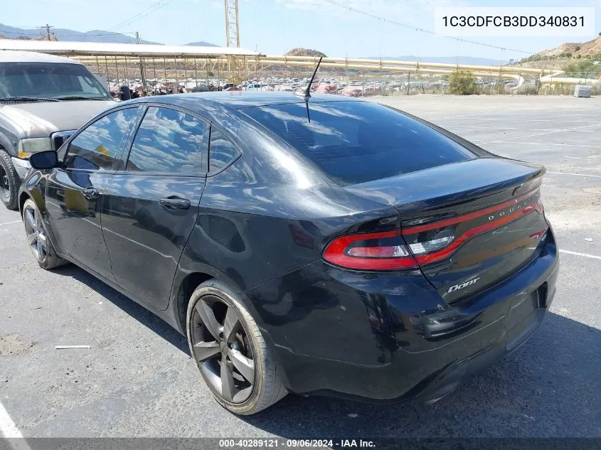 1C3CDFCB3DD340831 2013 Dodge Dart Gt