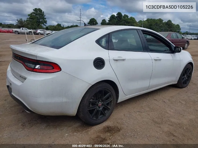 2013 Dodge Dart Rallye VIN: 1C3CDFBA5DD105226 Lot: 40291403