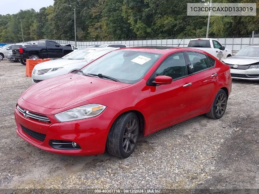 2013 Dodge Dart Limited/R/T VIN: 1C3CDFCAXDD133019 Lot: 40307715