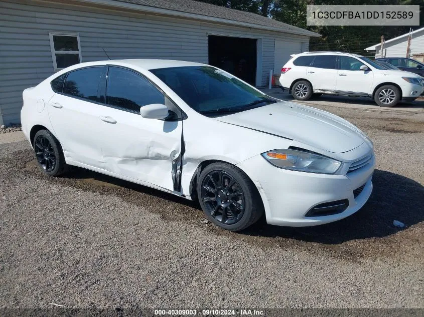 1C3CDFBA1DD152589 2013 Dodge Dart Sxt