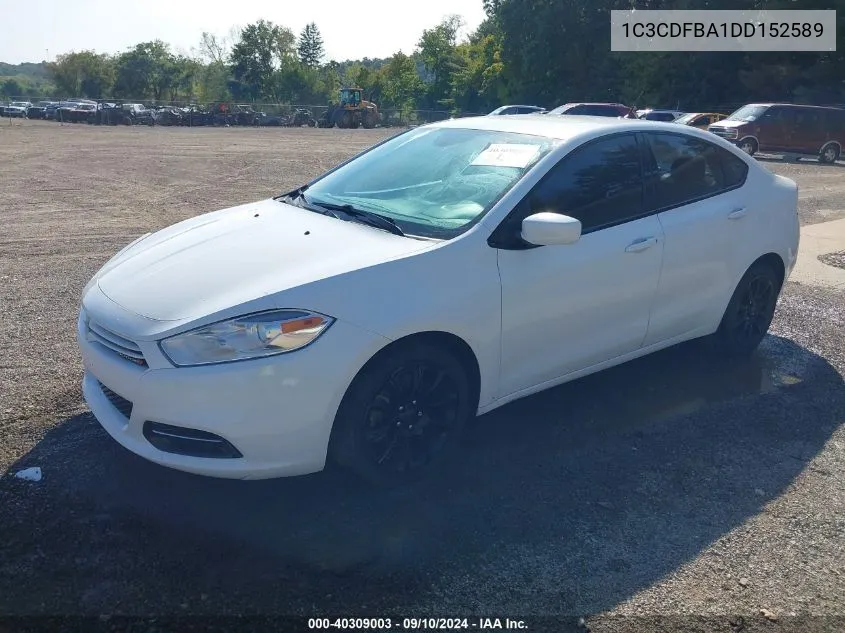 1C3CDFBA1DD152589 2013 Dodge Dart Sxt