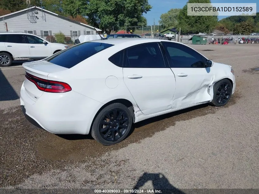 1C3CDFBA1DD152589 2013 Dodge Dart Sxt