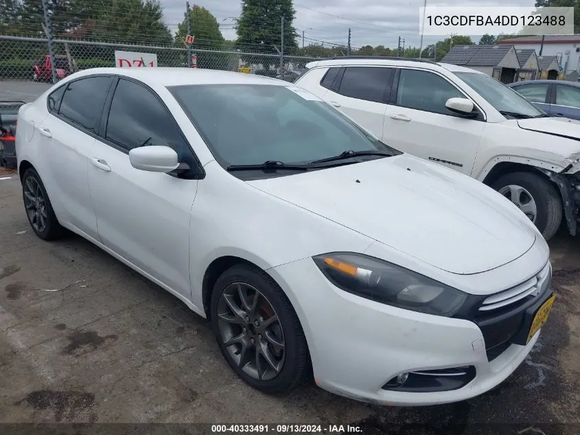 2013 Dodge Dart Rallye VIN: 1C3CDFBA4DD123488 Lot: 40333491