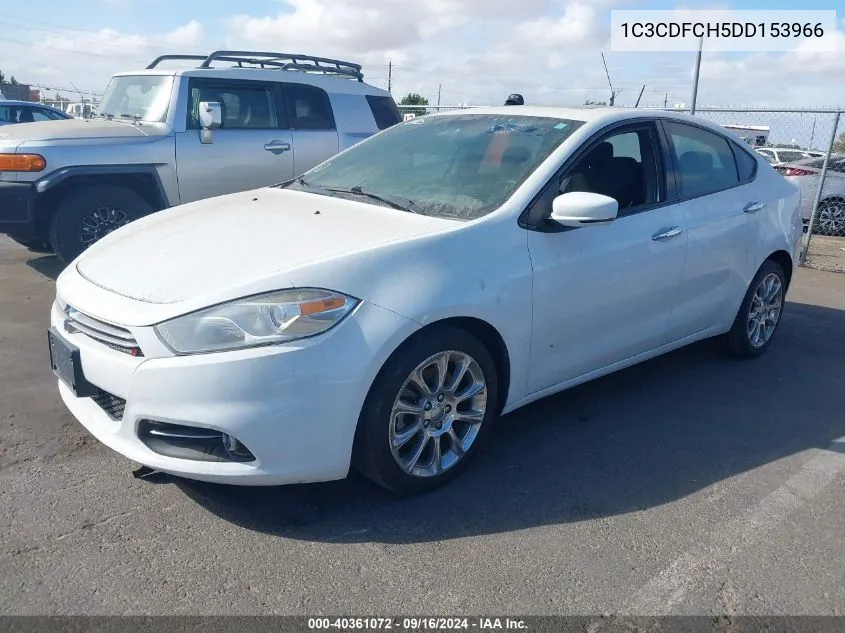 2013 Dodge Dart Limited VIN: 1C3CDFCH5DD153966 Lot: 40361072