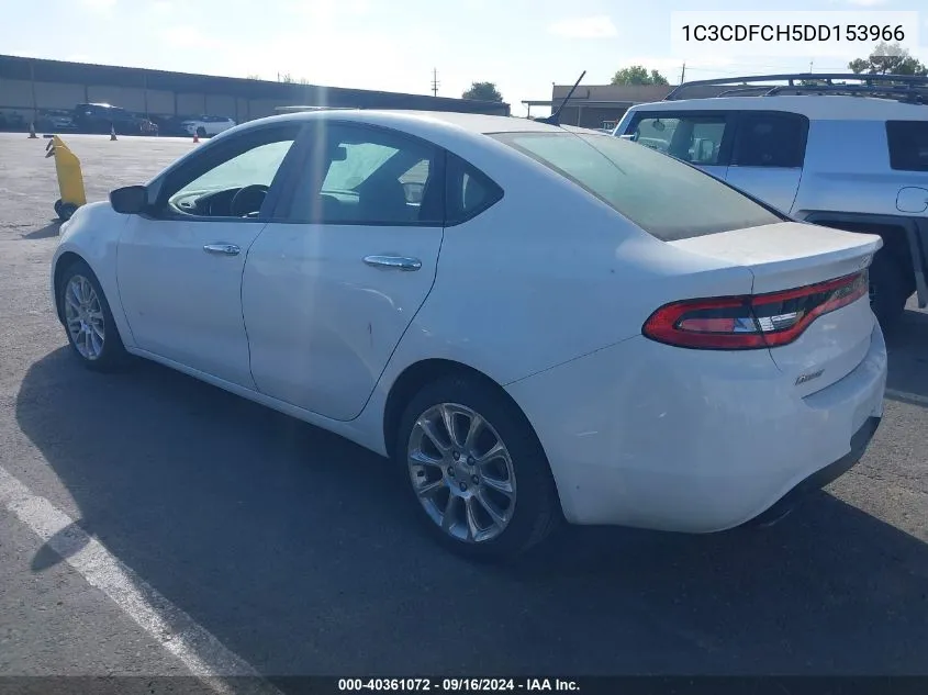 2013 Dodge Dart Limited VIN: 1C3CDFCH5DD153966 Lot: 40361072