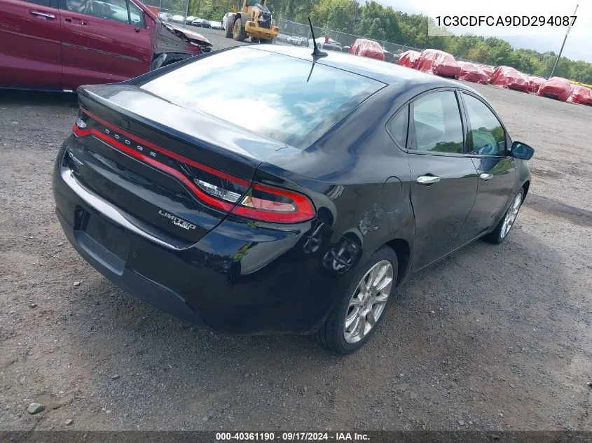 2013 Dodge Dart Limited VIN: 1C3CDFCA9DD294087 Lot: 40361190