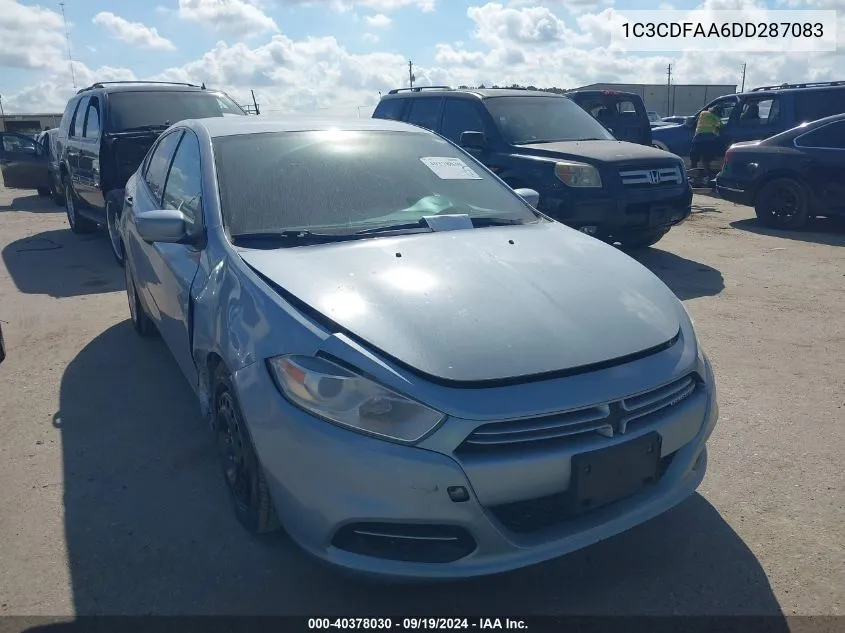 2013 Dodge Dart Se VIN: 1C3CDFAA6DD287083 Lot: 40378030