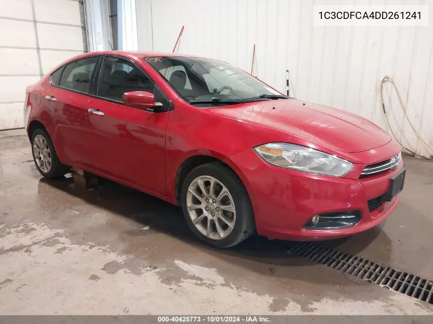 2013 Dodge Dart Limited VIN: 1C3CDFCA4DD261241 Lot: 40425773