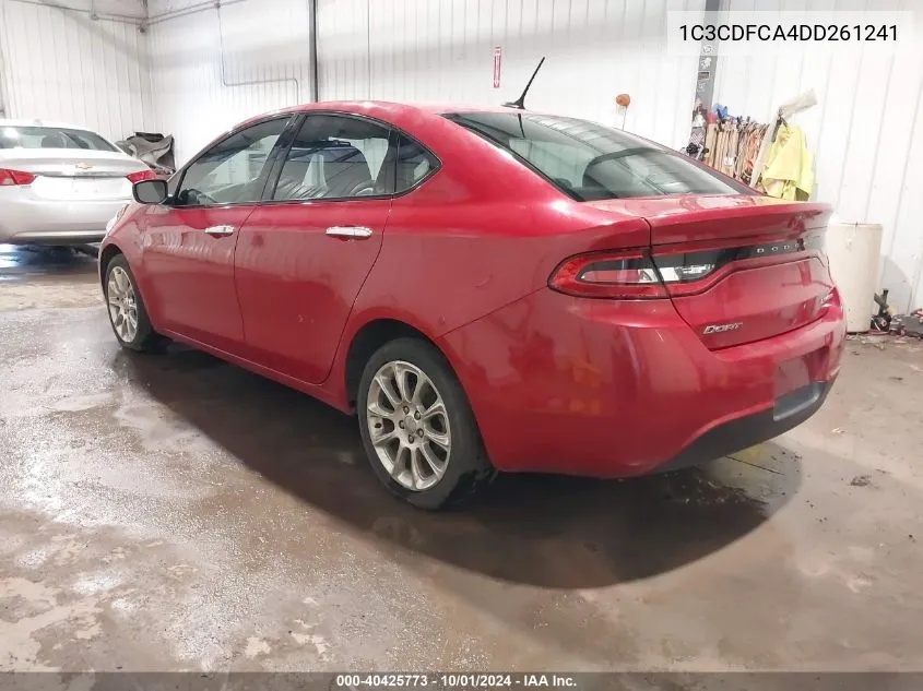 2013 Dodge Dart Limited VIN: 1C3CDFCA4DD261241 Lot: 40425773