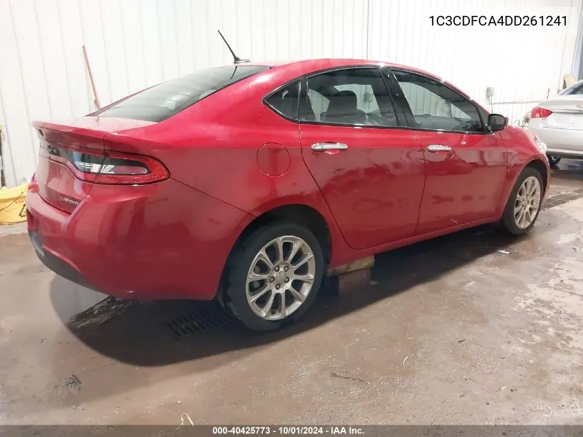 2013 Dodge Dart Limited VIN: 1C3CDFCA4DD261241 Lot: 40425773