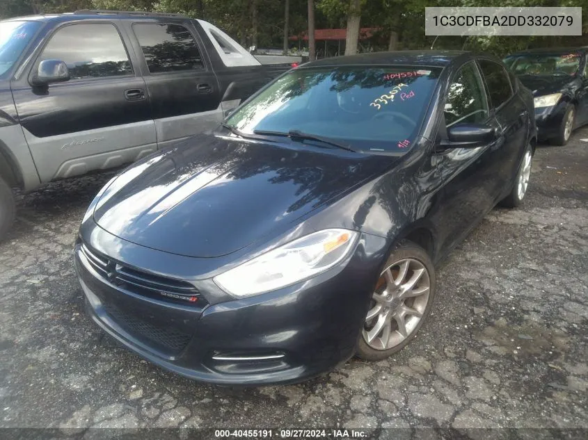 2013 Dodge Dart Sxt VIN: 1C3CDFBA2DD332079 Lot: 40455191