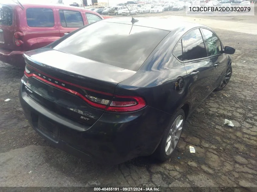 2013 Dodge Dart Sxt VIN: 1C3CDFBA2DD332079 Lot: 40455191