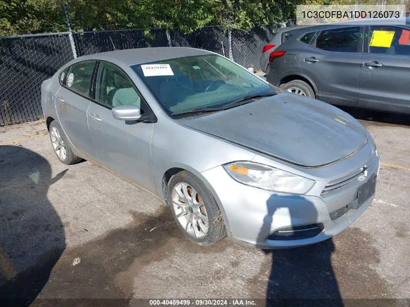 2013 Dodge Dart Sxt VIN: 1C3CDFBA1DD126073 Lot: 40459499