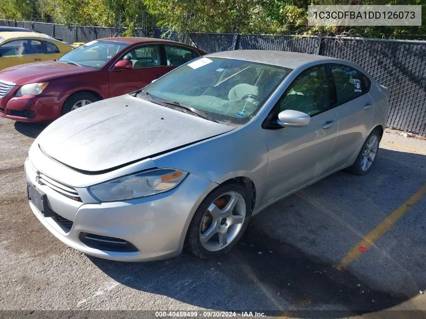 2013 Dodge Dart Sxt VIN: 1C3CDFBA1DD126073 Lot: 40459499