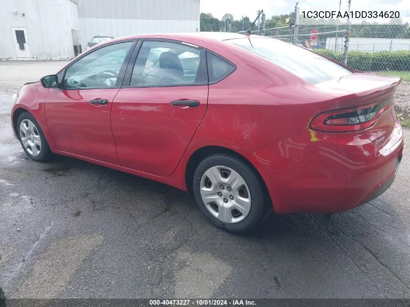 2013 Dodge Dart Se VIN: 1C3CDFAA1DD334620 Lot: 40473227