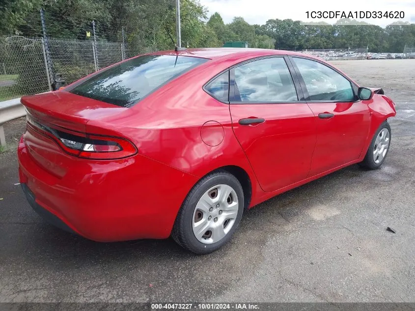 2013 Dodge Dart Se VIN: 1C3CDFAA1DD334620 Lot: 40473227