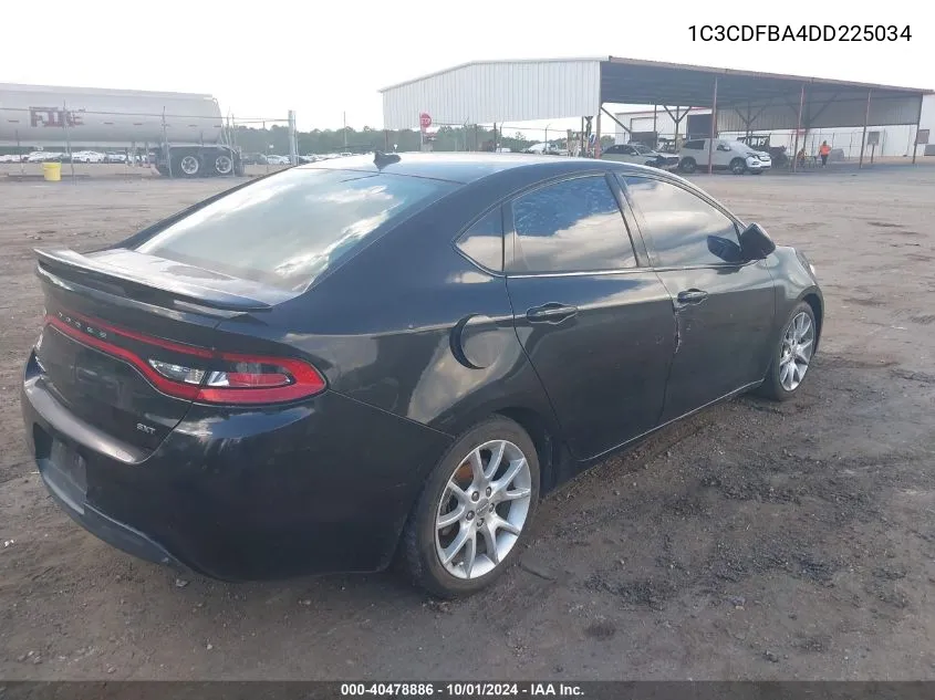 2013 Dodge Dart Sxt VIN: 1C3CDFBA4DD225034 Lot: 40478886