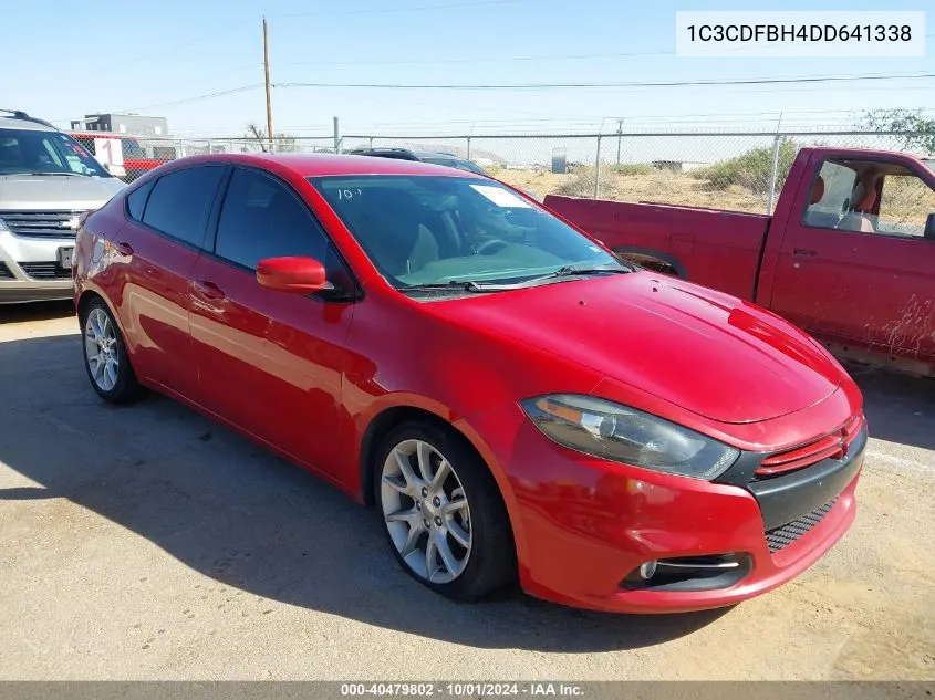 2013 Dodge Dart Rallye VIN: 1C3CDFBH4DD641338 Lot: 40479802