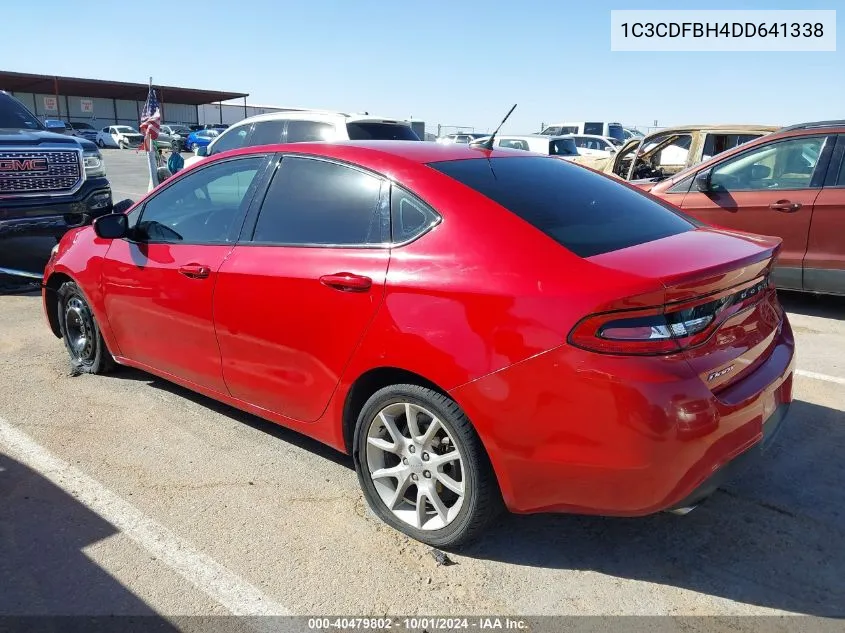 2013 Dodge Dart Rallye VIN: 1C3CDFBH4DD641338 Lot: 40479802