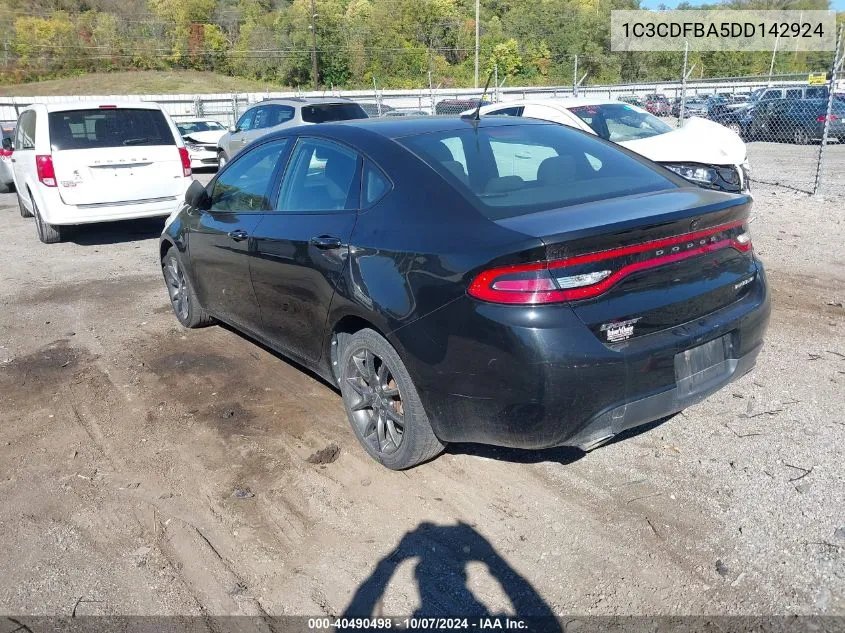 2013 Dodge Dart Rallye VIN: 1C3CDFBA5DD142924 Lot: 40490498