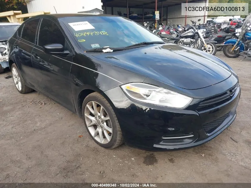 2013 Dodge Dart Sxt VIN: 1C3CDFBA6DD100813 Lot: 40499348