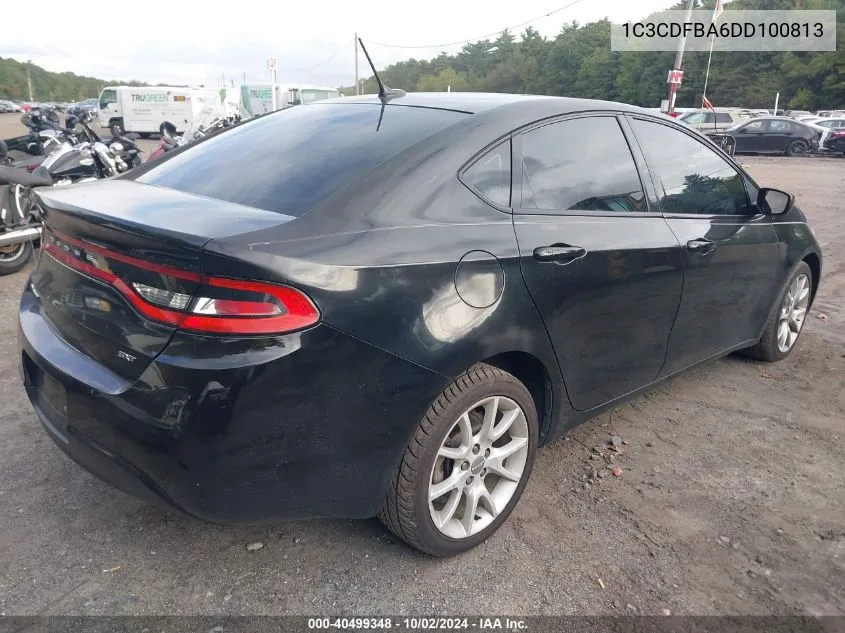 2013 Dodge Dart Sxt VIN: 1C3CDFBA6DD100813 Lot: 40499348