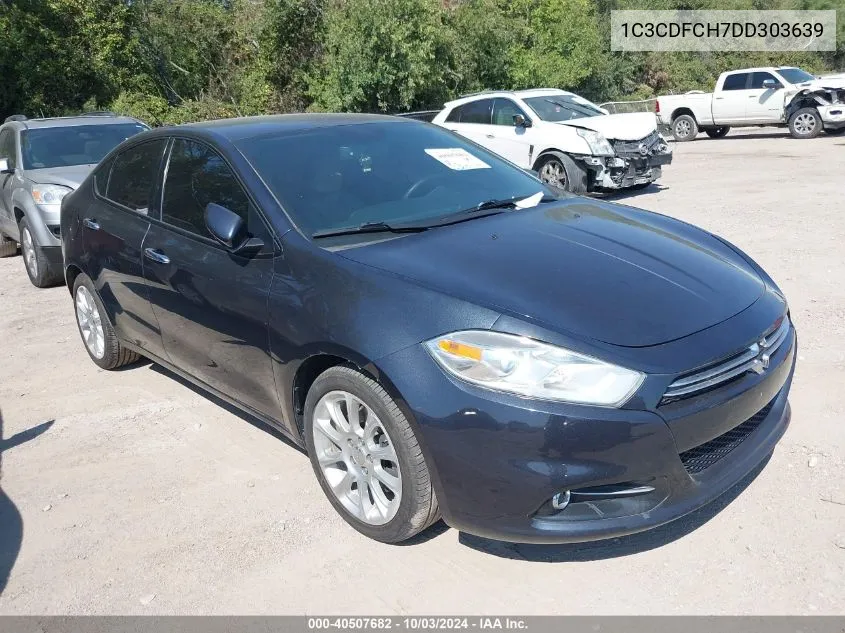 2013 Dodge Dart Limited VIN: 1C3CDFCH7DD303639 Lot: 40507682