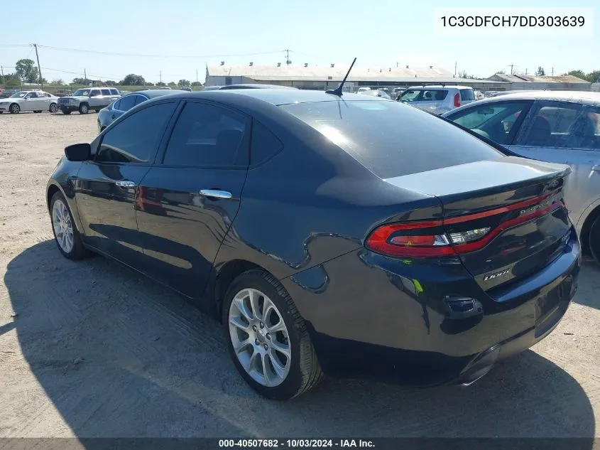 2013 Dodge Dart Limited VIN: 1C3CDFCH7DD303639 Lot: 40507682