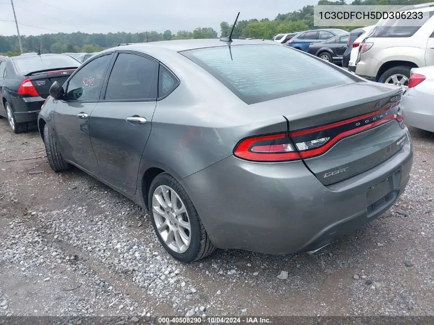 2013 Dodge Dart Limited VIN: 1C3CDFCH5DD306233 Lot: 40508290