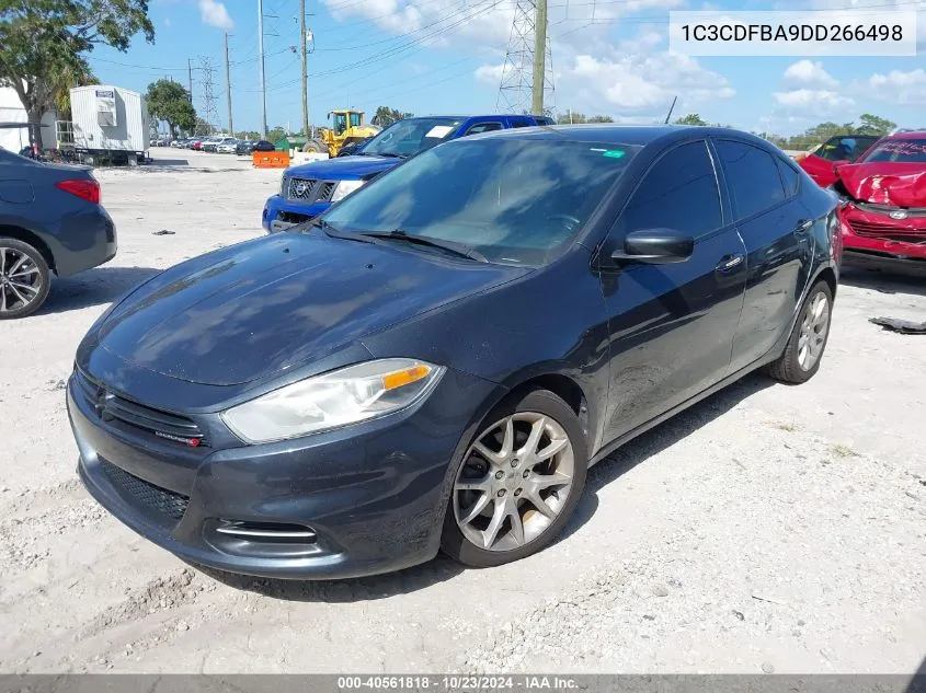 1C3CDFBA9DD266498 2013 Dodge Dart Sxt