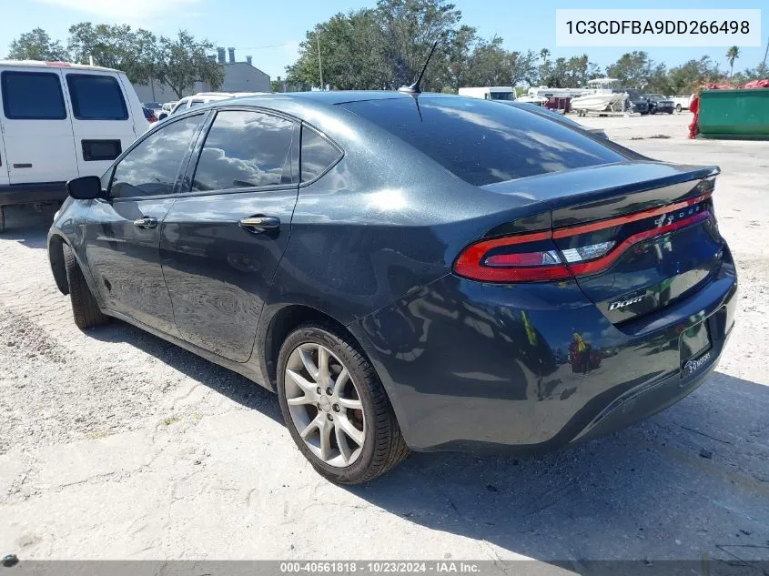 1C3CDFBA9DD266498 2013 Dodge Dart Sxt