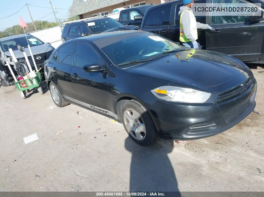 2013 Dodge Dart Se/Aero VIN: 1C3CDFAH1DD287280 Lot: 40561895