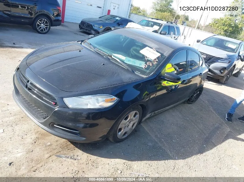 2013 Dodge Dart Se/Aero VIN: 1C3CDFAH1DD287280 Lot: 40561895